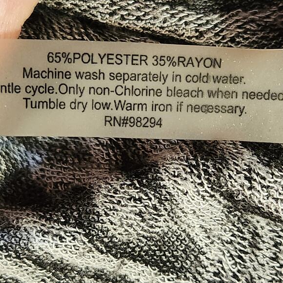 Thomas & Olivia Cowel Neck w/ zipper, elbow sleeve Pullover shirt, top sz M - Picture 10 of 10